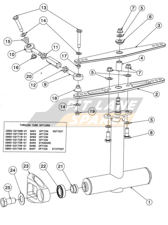 FRONT ARB ASSY Diagram